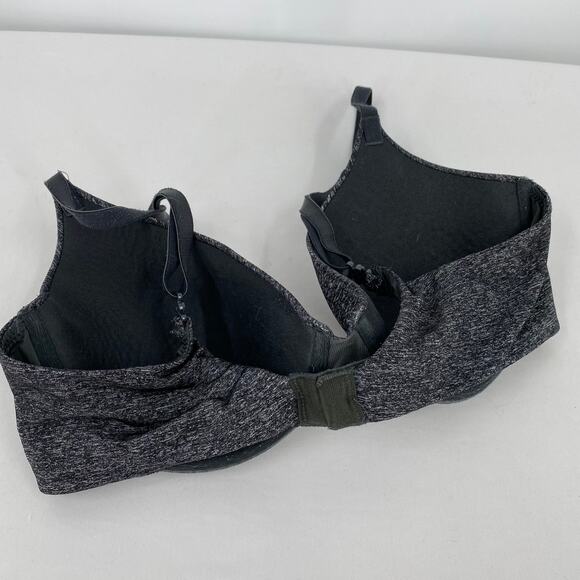 Victoria’s Secret Uplift Semi Demi Charcoal Black Bra Size 34C - Picture 3 of 7